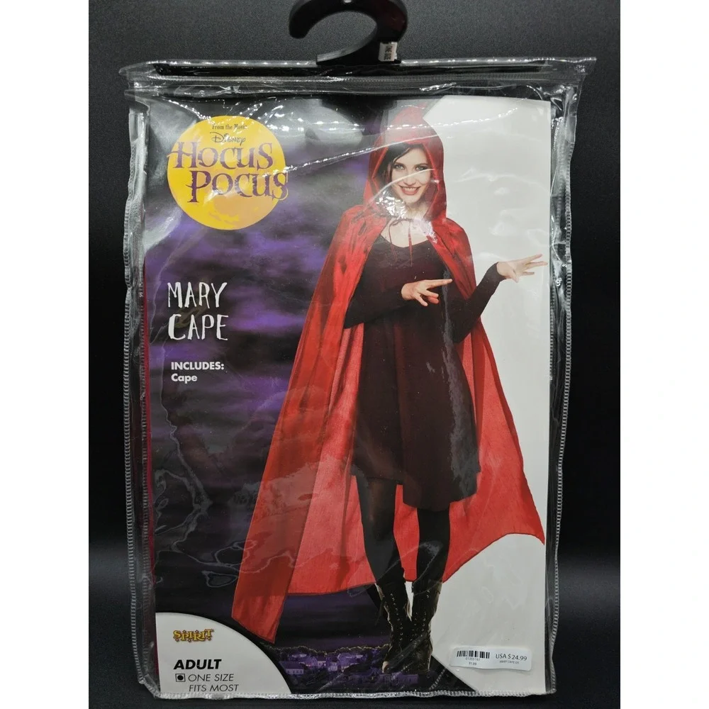 Disney's Hocus Pocus Mary‎ Cape (Cape Only) Costume Sprit Halloween ~ New